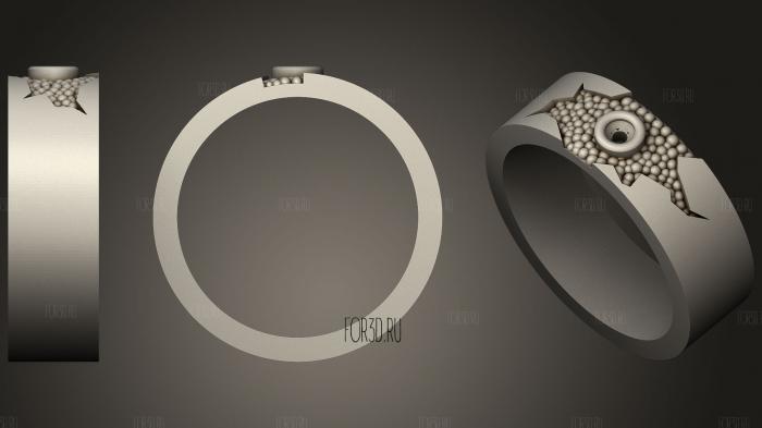 Wedding Ring 7 stl model for CNC